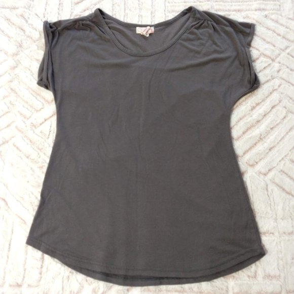 OP Women's XXL (19) Gray Blouse Top Plus Size 2XL - Picture 1 of 7